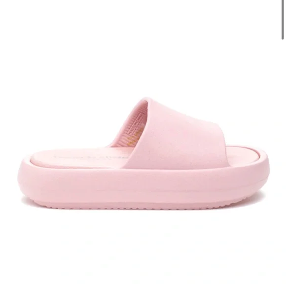 NWT J/SLIDES SQUISH Light Pink EVA Sandals - Picture 1 of 13